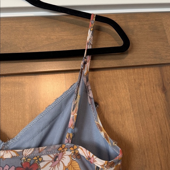 Lace Floral Slip Dress Womens M mesh overlay babydoll whimsy goth Fairy 90’s Y2K - Picture 9 of 12